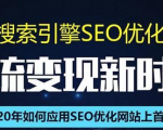 SEO搜索引擎优化总监实战VIP课堂【透析2020最新案例】快速实现年新30W-无痕资源库