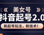 美女起号2.0玩法,用pr直接套模板,做到极速起号!(全套课程资料)-无痕资源库