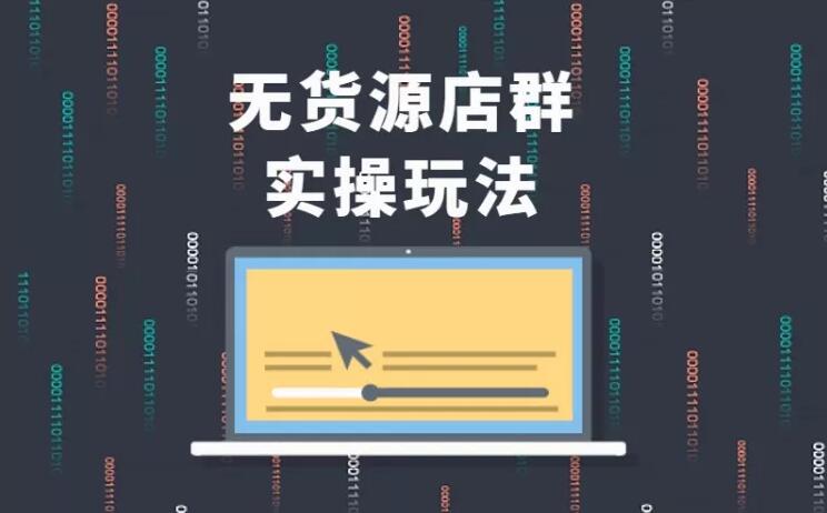无货源店群实操玩法，蓝海选品的独特思路，店群软件操作方法（45节视频课）-无痕资源库
