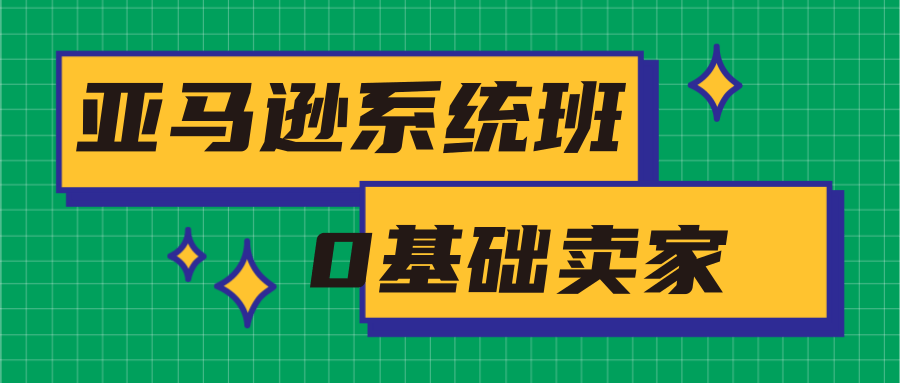 亚马逊系统班，专为0基础卖家量身打造，亚马逊运营流程与架构-无痕资源库