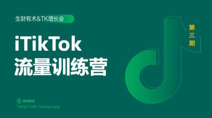 2020最新TikTok流量增长训练营(完结)附PPT-无痕资源库