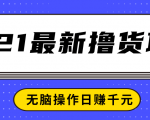 2021最新撸货项目，一部手机即可实现无脑操作轻松日赚千元-无痕资源库