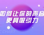 刘琪·如何让你的声音更具吸引力（20节课-完结）-无痕资源库