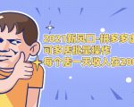 2021新风口-拼多多虚拟店：可多店批量操作，每个店一天收入在200-1000-无痕资源库