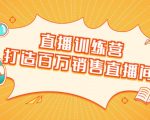 直播训练营：打造百万销售直播间 教会你如何直播带货，抓住直播大风口-无痕资源库