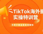 TikTok海外掘金实操特训营:手把手教运营变现赚钱-无痕资源库