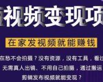 在家也能操作的短视频赚钱项目，无需真人，不用拍摄，纯搬运月入2到5万-无痕资源库