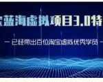 黄岛主·淘宝蓝海虚拟项目3.0，小白宝妈零基础的都可以做到月入过万-无痕资源库