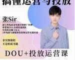 张sir的dou+投放运营课：搞懂运营与投放，全面提升账号的流量运营效率-无痕资源库