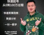 杰妮传媒·抖音快速起号核心实操课：教你新号快速起号，从0到100万过程-无痕资源库