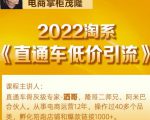 茂隆2022直通车低价引流玩法，教大家如何低投入高回报的直通车玩法-无痕资源库