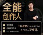 王松傲寒·全能创作人思维课，帮你打造创作人IP，全面提升导演思维-无痕资源库