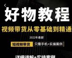 小猛好物分享专业实操课，短视频带货从零基础到精通，详细讲解+实操案-无痕资源库