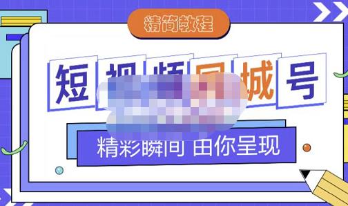 大东·短视频同城号教程，包括搭建思路，版面制作，文案内容，剪辑操作等-无痕资源库