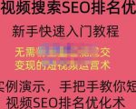 宋老师·短视频搜索SEO优化，教你10分钟创作一个短视频，三天排名上第一-无痕资源库