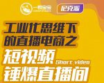 尼克派·工业化思维下的直播电商之短视频锤爆直播间，听话照做执行爆单-无痕资源库