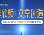 李欣频|文案创造课，0基础可报10天写出“看到就想转”的自媒体文案-无痕资源库