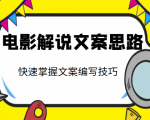 电影解说文案思路课，让你快速掌握文案编写的技巧（3节视频课程）-无痕资源库