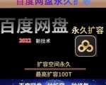 百度网盘无限扩容技术，外面卖399的，无论自己用还是用做引流都可以-无痕资源库