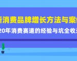 新消费品牌增长方法与案例精华课：20年消费赛道的经验与坑全收录-无痕资源库
