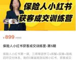 保险人小红书获客成交训练营，0基础高效玩转小红书，可复制的获客成交之路-无痕资源库