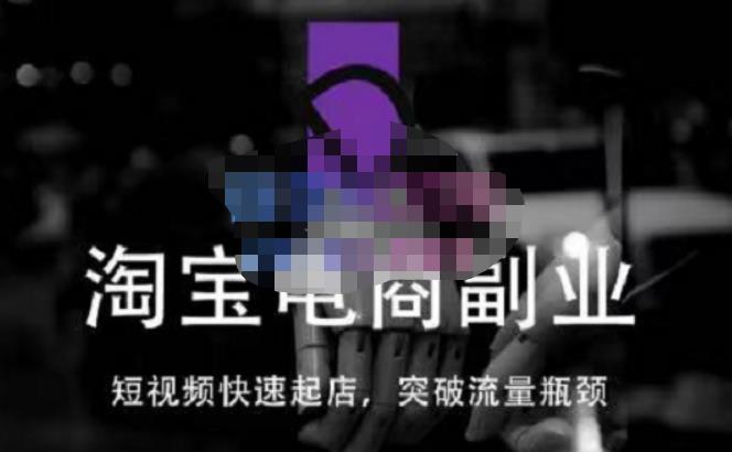 蓝Sir派·淘宝短视频快速起店,替代传统搜索方式,学会做一个不一样的淘宝店-无痕资源库