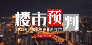 樱桃大房子2023楼市预判：新一轮大牛市会来吗？【付费文章】-无痕资源库