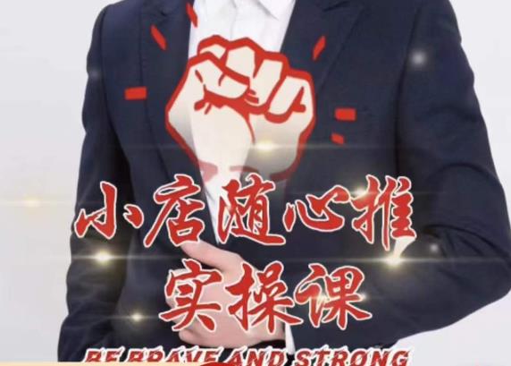 随心推线上课，小店随心推的投放逻辑，投放技巧，快速打标签-无痕资源库