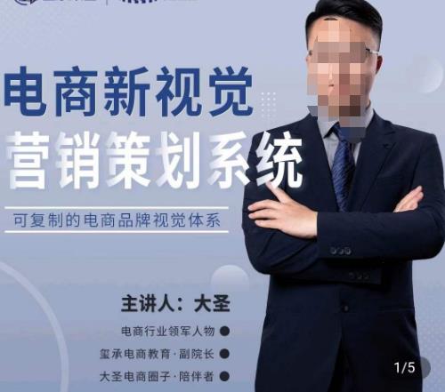 大圣·电商新视觉营销策划系统，可复制的电商品牌视觉识别系统-无痕资源库