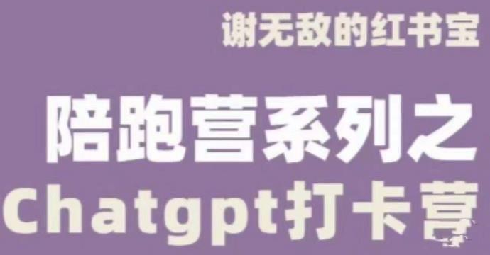 谢无敌ChatGPT打卡营，教你更好地使用ChatGPT来提高工作效率-无痕资源库