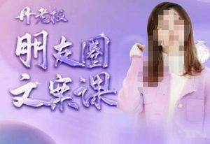 丹老板朋友圈文案课，这个春天，和丹老板来一场文案的约会吧-无痕资源库