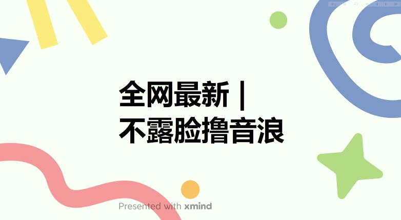 全网最新不露脸撸音浪，跑通自动化成交闭环，实现出单+收徒收益最大化【揭秘】-无痕资源库