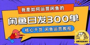 我是如何在闲鱼卖手机的,日发300单的秘诀是什么?【揭秘】-无痕资源库