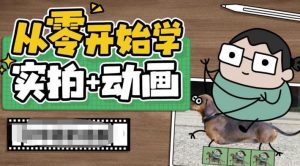 从零开始学实拍加动画，实拍加动画创意教程-无痕资源库