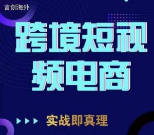 钧哥TikTok短视频底层实操，言创海外跨境短视频，实战即真理-无痕资源库