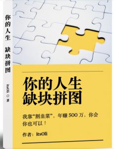某高赞电子书《你的人生,缺块拼图——我靠“割韭菜”,年赚500万,你会你也可以》-无痕资源库