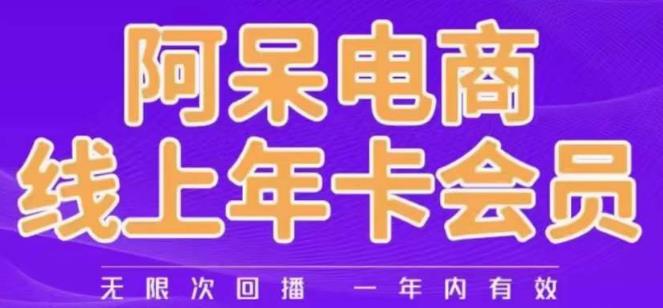 阿呆电商线上年会员,阿呆电商干货分享(更新中)-无痕资源库