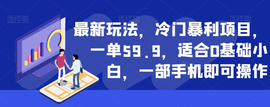 最新玩法,冷门暴利项目,一单59.9,适合0基础小白,一部手机即可操作【揭秘】-无痕资源库