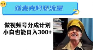 蹭麦克阿瑟热点，做视频号分成计划，小白三分钟一条日入300+【揭秘】-无痕资源库