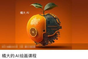 橘大的AI绘画课程，AI绘画零基础小白，从入门到精通-无痕资源库