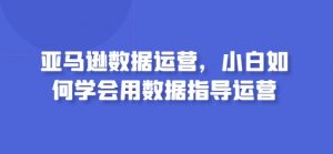 亚马逊数据运营，小白如何学会用数据指导运营-无痕资源库