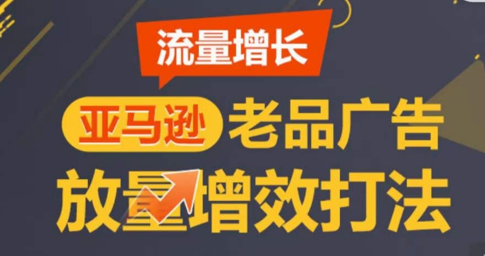 亚马逊流量增长-老品广告放量增效打法，循序渐进，打造更多TOP listing​-无痕资源库