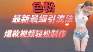 se粉最新最细引流法，七天螺旋起号法，爆款视频轻松制作【揭秘】-无痕资源库