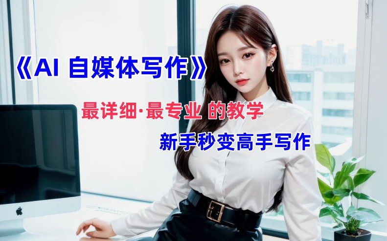AI自媒体文章创作全网最详细教程，新手秒变写作高手，多方位发展-无痕资源库