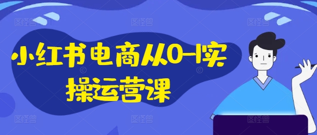 小红书电商从0-1实操运营课，小红书手机实操小红书/IP和私域课/小红书电商电脑实操板块等-无痕资源库
