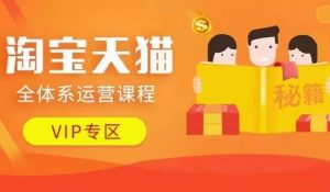 淘宝天猫全体系运营课程【9月24更新】，店铺全系运营、动销玩法、擦边球玩法等等-无痕资源库