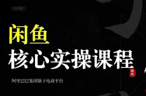 2024闲鱼核心实操课程，从养号、选品、发布、销售，教你做一个出单的闲鱼号-无痕资源库