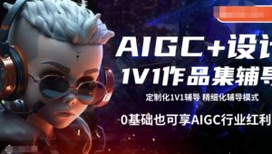 AIGC+设计1V1作品集辅导,0基础也可享AIGC行业红利-无痕资源库
