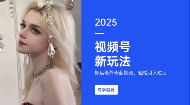 搬运老外奇葩视频，撸视频号分成计划收益，每天只需一小时，新手小白轻松月入过W-无痕资源库