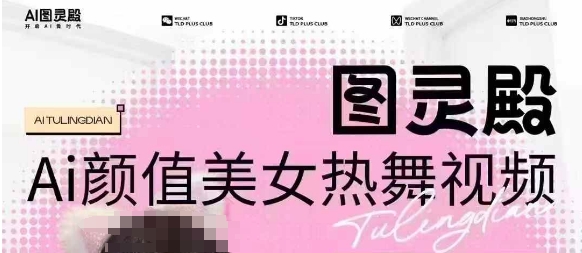 全网首发,原价988图灵殿AI颜值美女热舞视频,云端生图,轻松过原创-无痕资源库